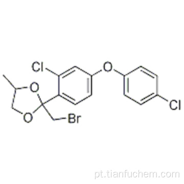 2- (BROMOMETIL) -2- [2-CLORO-4- (4- CLOROFENOXI) FENIL] -4-METIL-1,3-DIOXOLANO CAS 873012-43-2